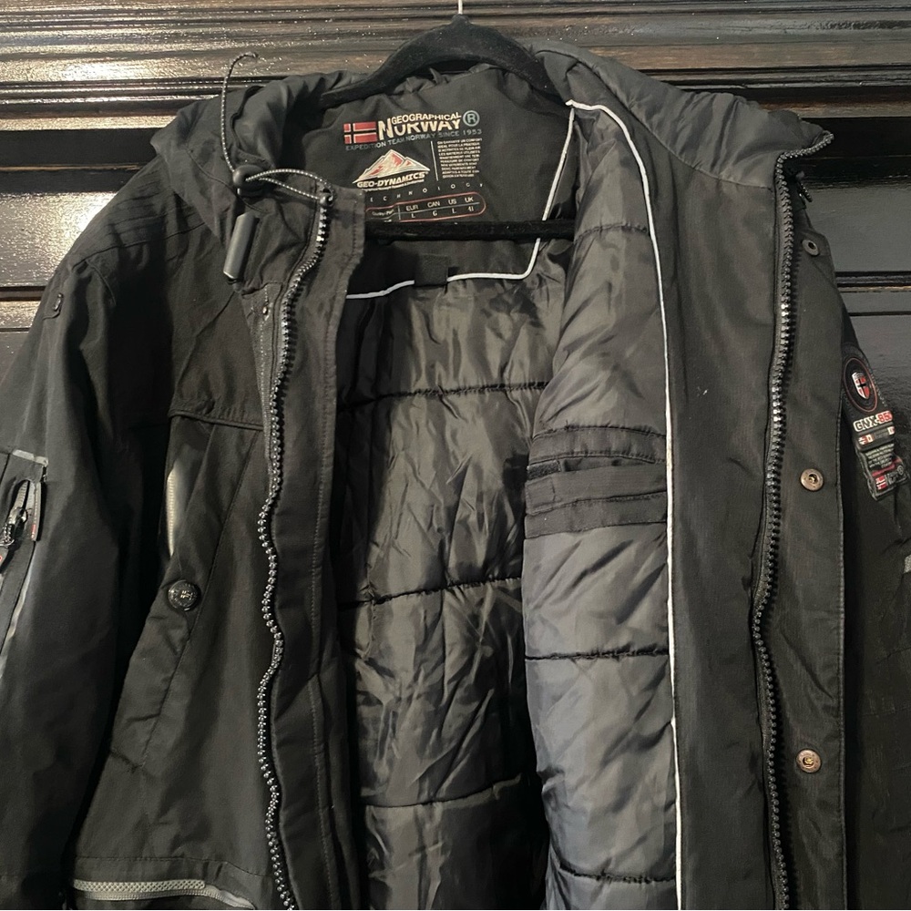 Black Geographical Norway parka Performance for women size Large